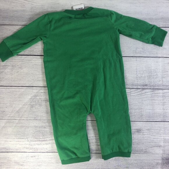 Green Santa 6M Romper Natalie Grant - Picture 4 of 6